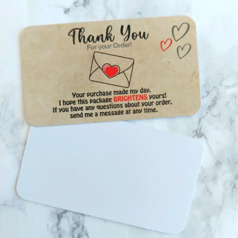 ♥️ 5x25 / 50 Thank You Cards